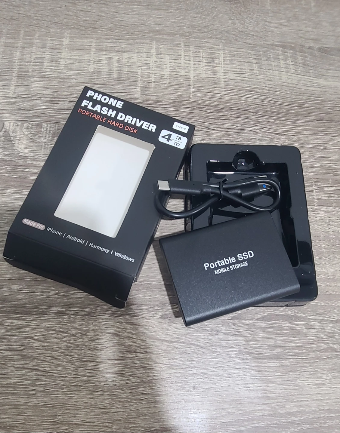 4TB Portabls SSD External Hard Drive - photo 2