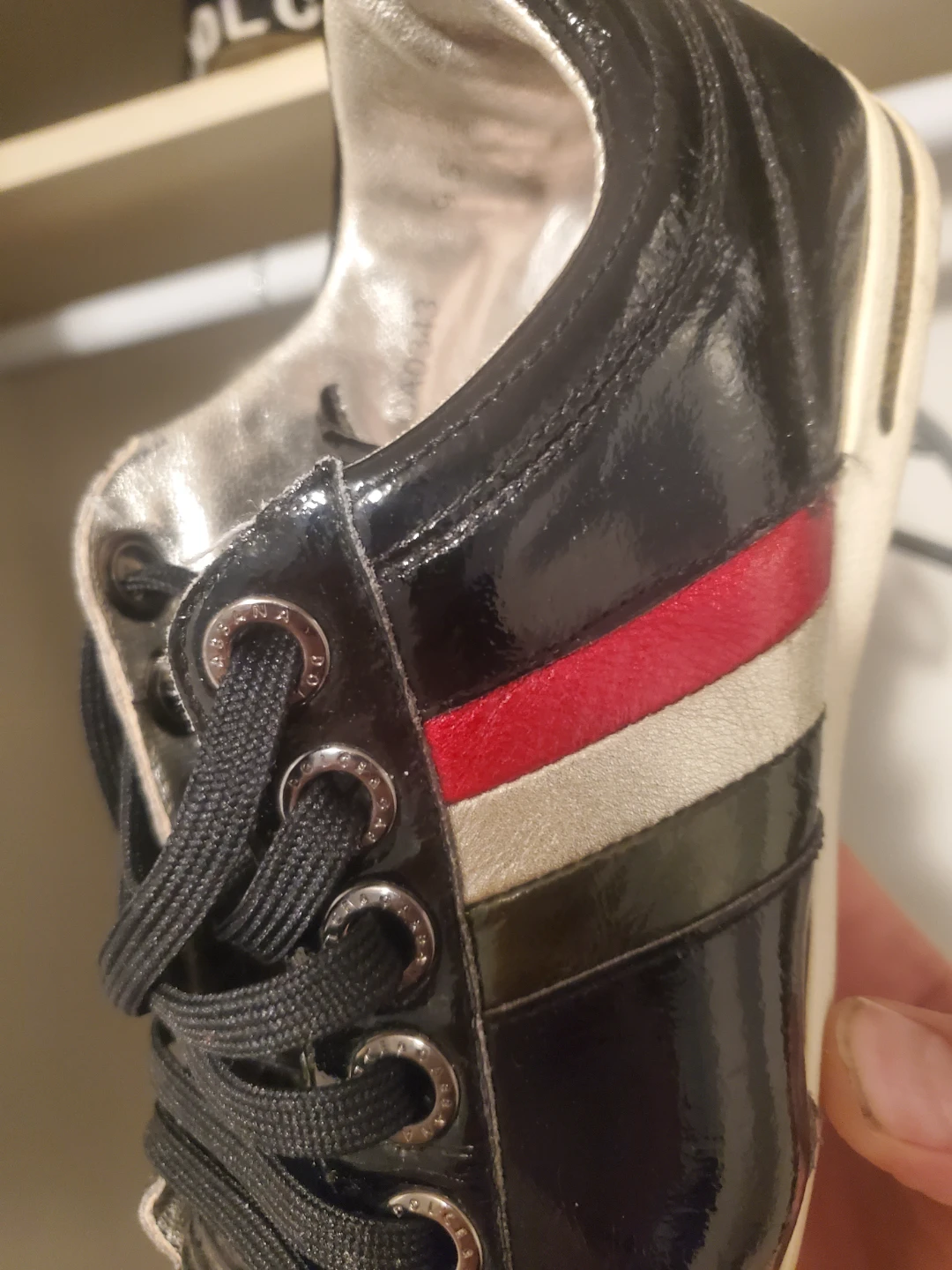 Dolce & Gabbana Black Patent Leather Sneakers - photo 3