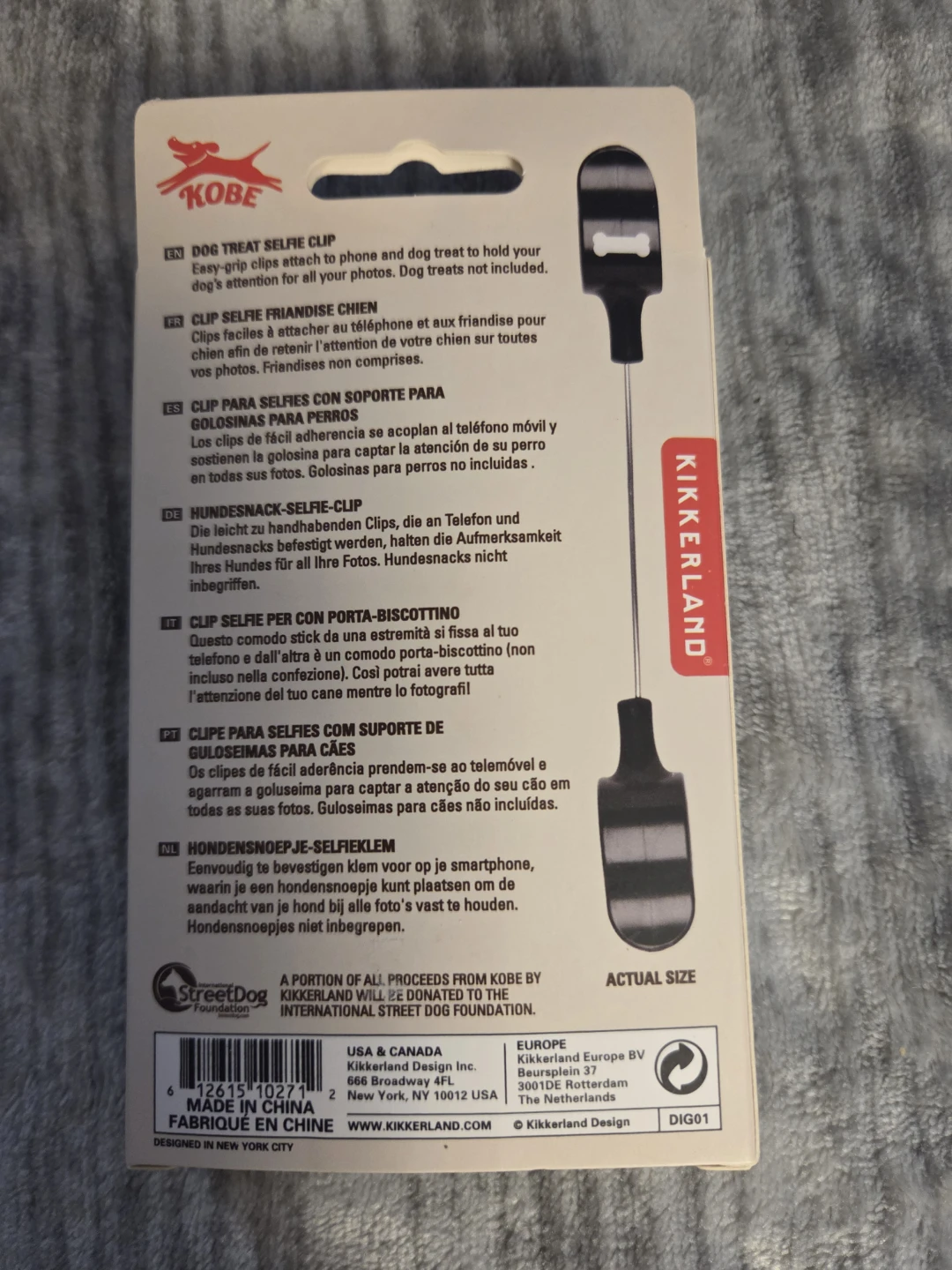 Kikkerland Dog Treat Selfie Clip for All Phones - photo 2