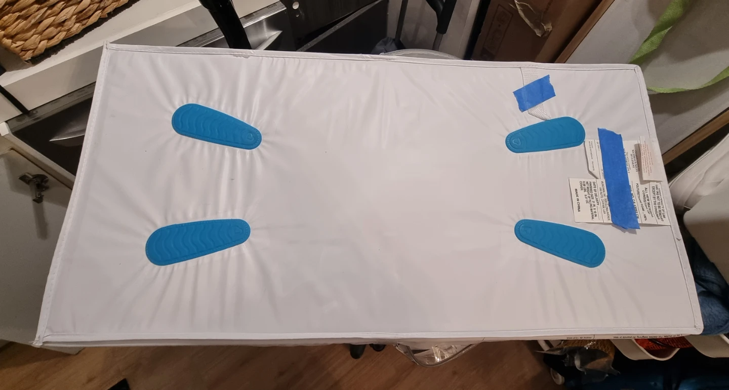 White Baby Changing Pad with Straps - photo 2