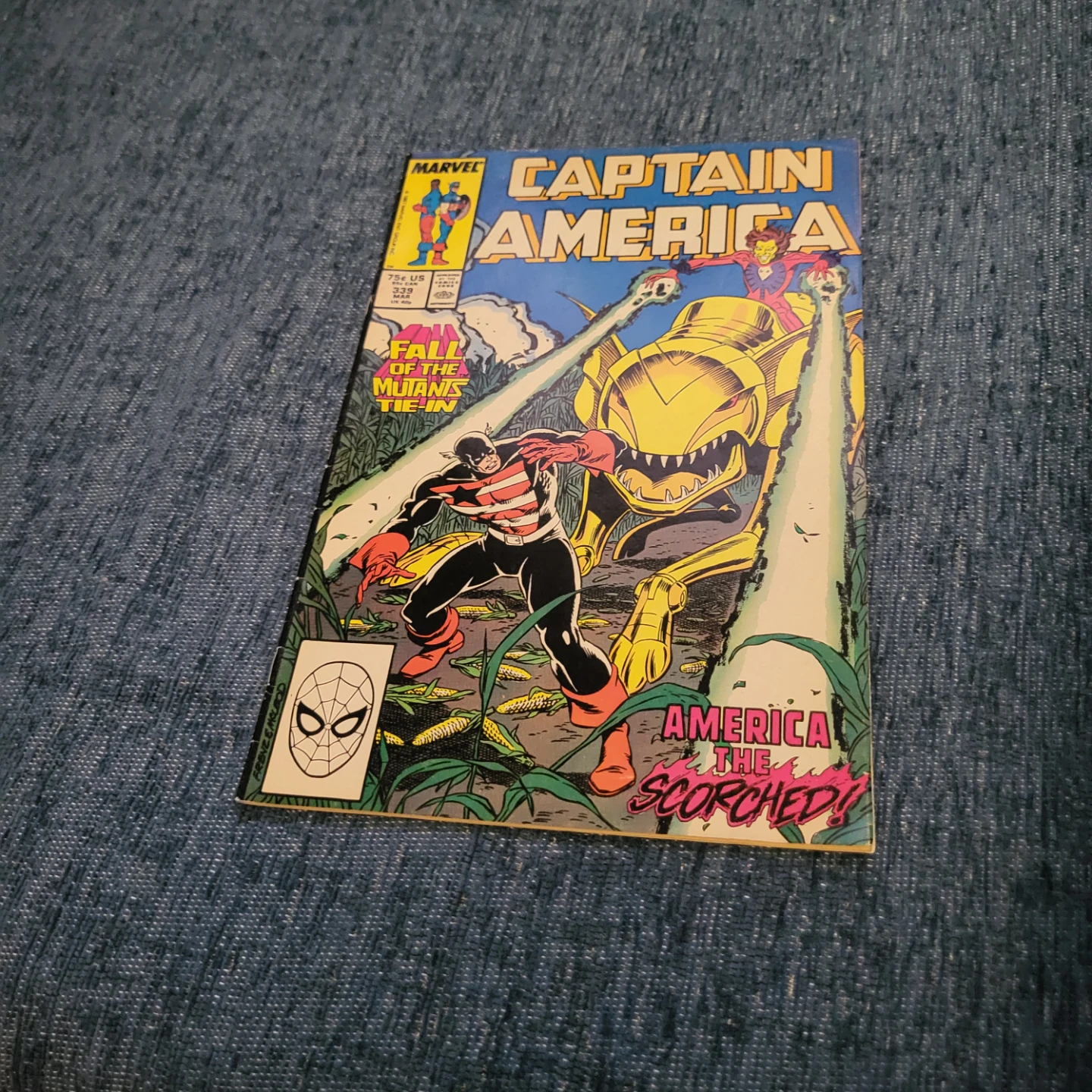Marvel Comics Captain America #359 & Marvel Super Heroes