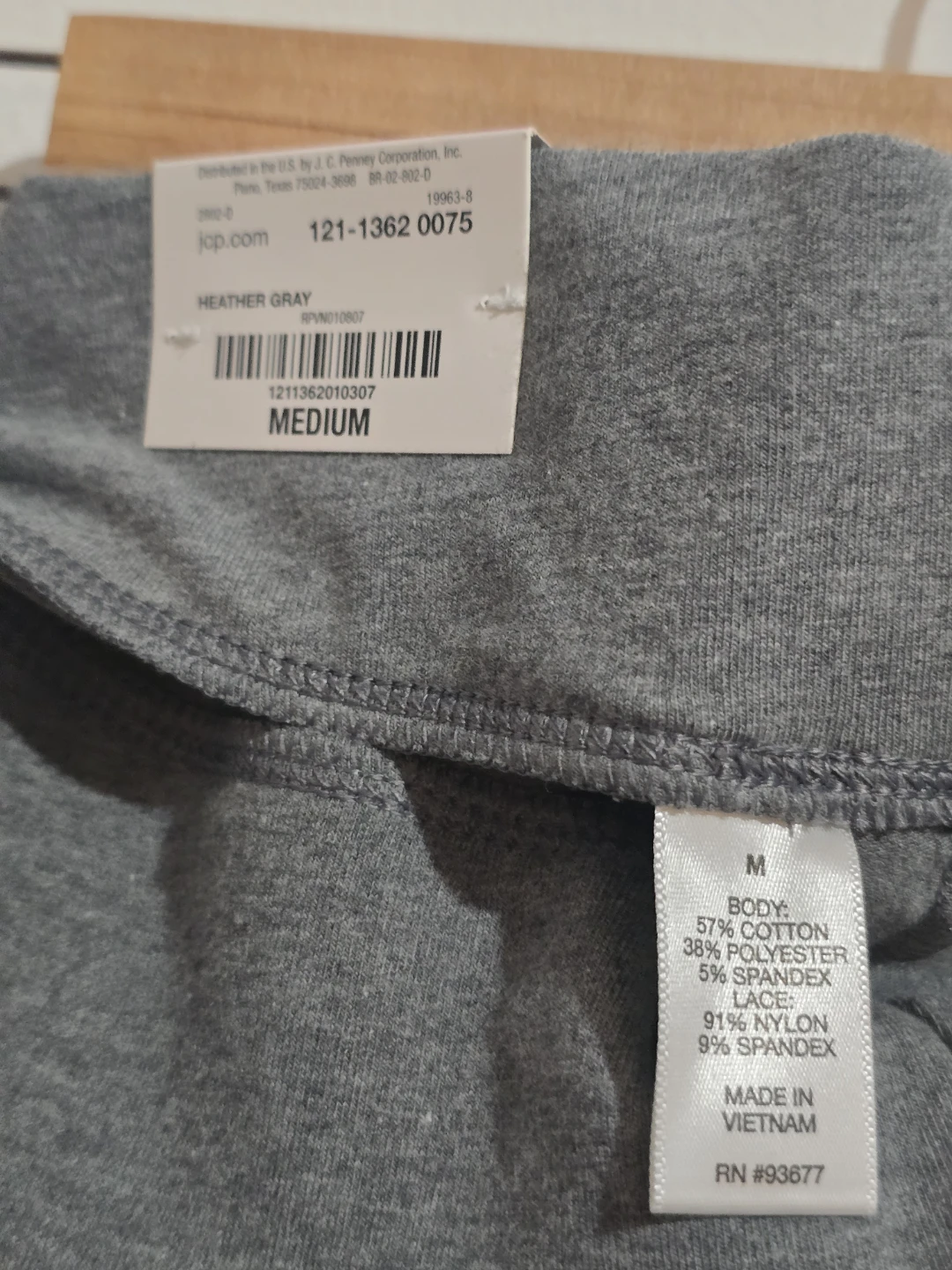 Leggings Miixit Heather Gray Size M - photo 3