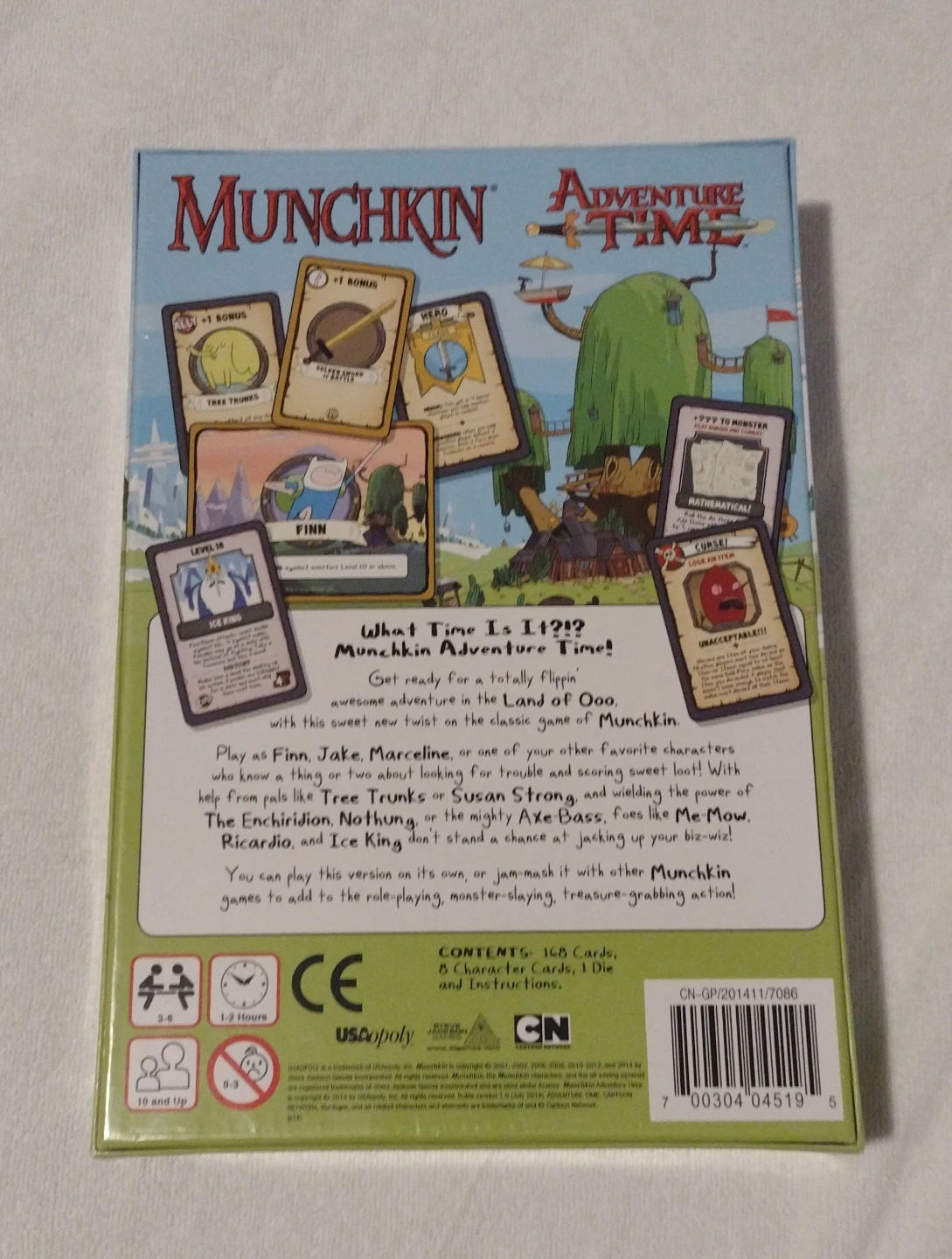 Adventure Time Munchkin Card Game USAopoly Steve Jackson Sealed - photo 3