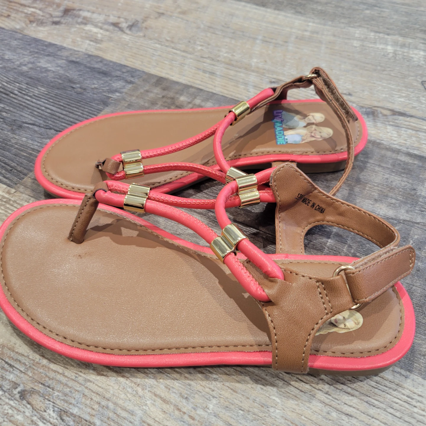Livy & Maddie Sandals Size 12.5 youth - photo 3