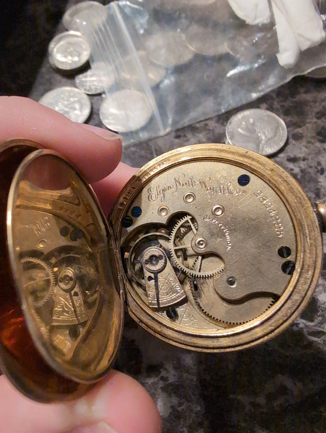 Antique Elgin National Watch Co. Pocket Watch - photo 2