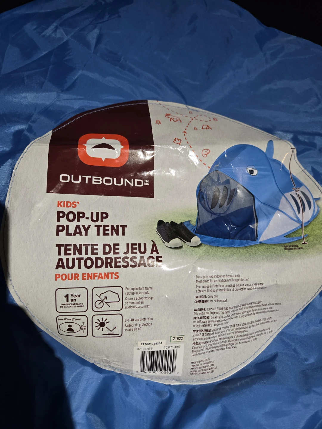 Outbound Kids' Pop-Up Play Tent