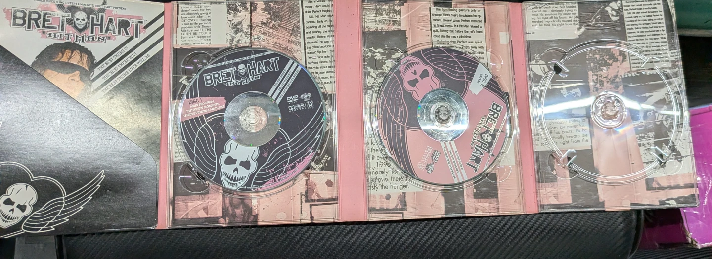Bret Hart Hitman DVD Collector's Edition (Not Complete) - photo 4
