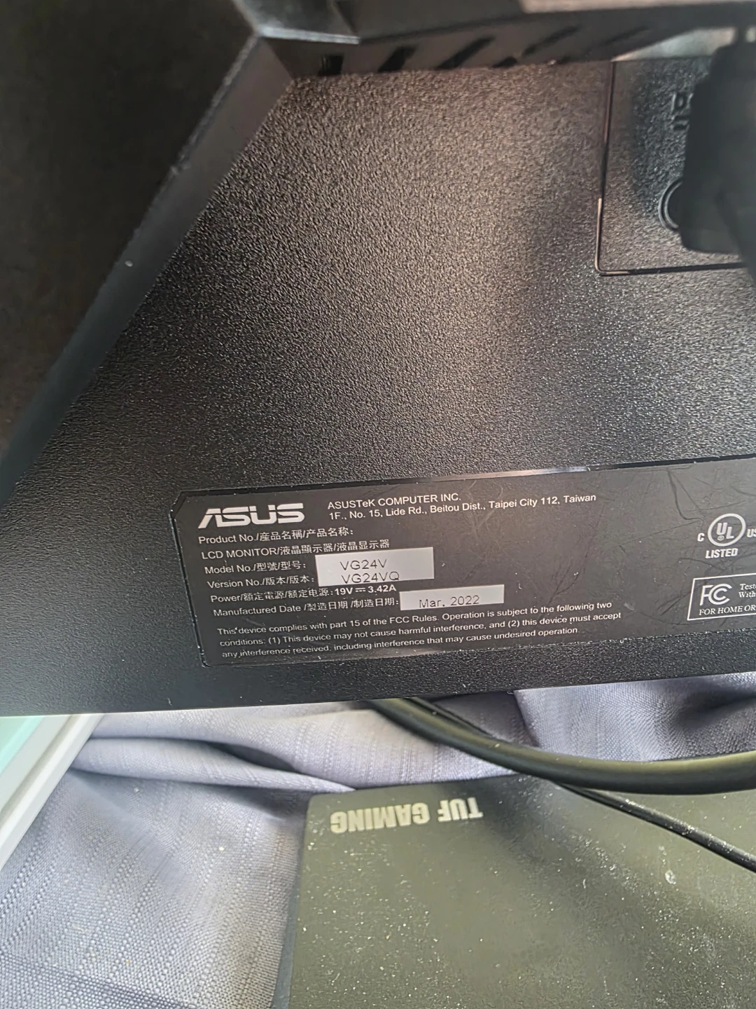 ASUS VG24V Gaming Monitor - photo 2