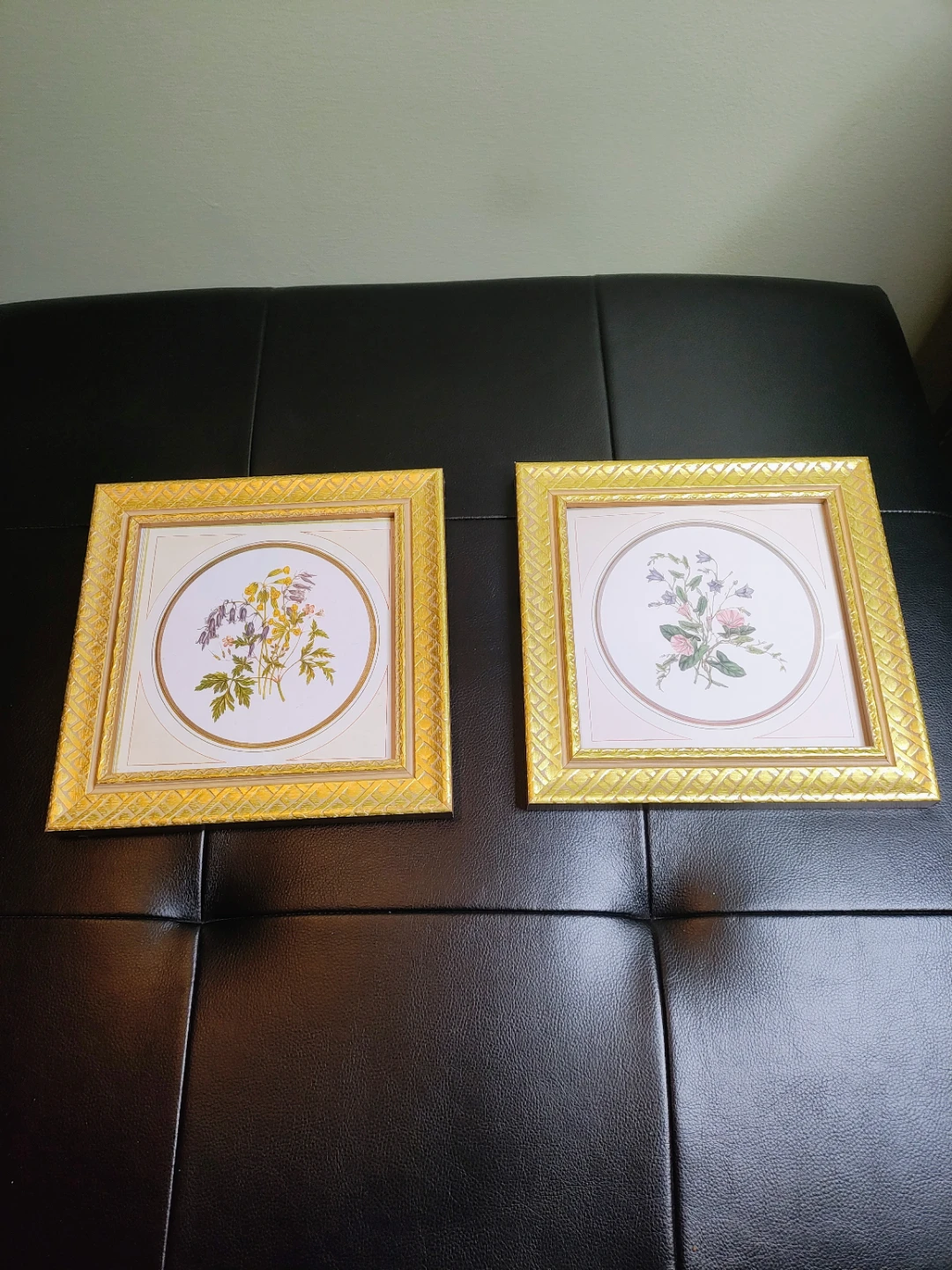 Finishing Touches 8x8 English Florals - Set of 2