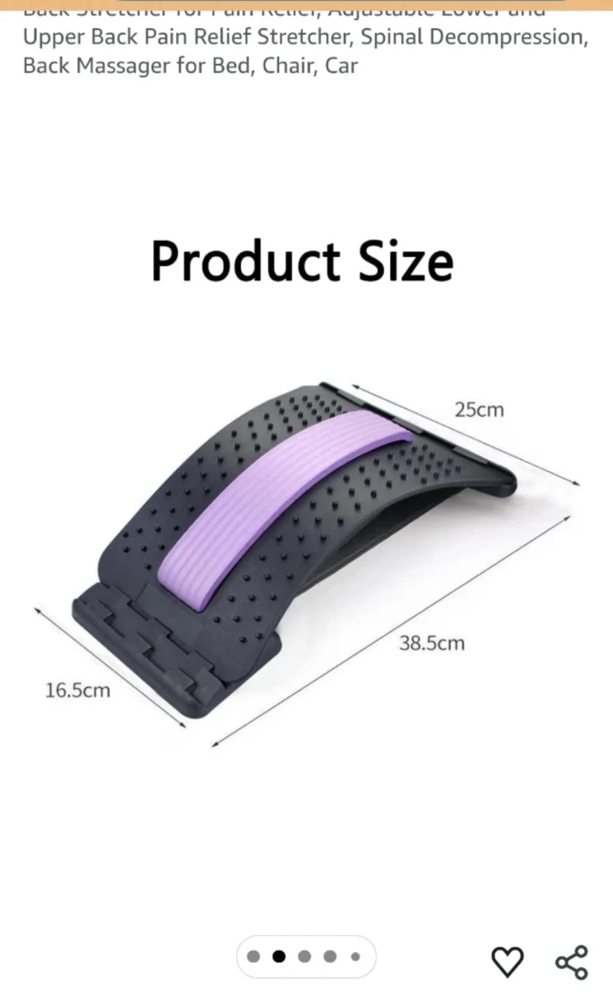 Back Stretcher for Pain Relief and Spinal Decompression