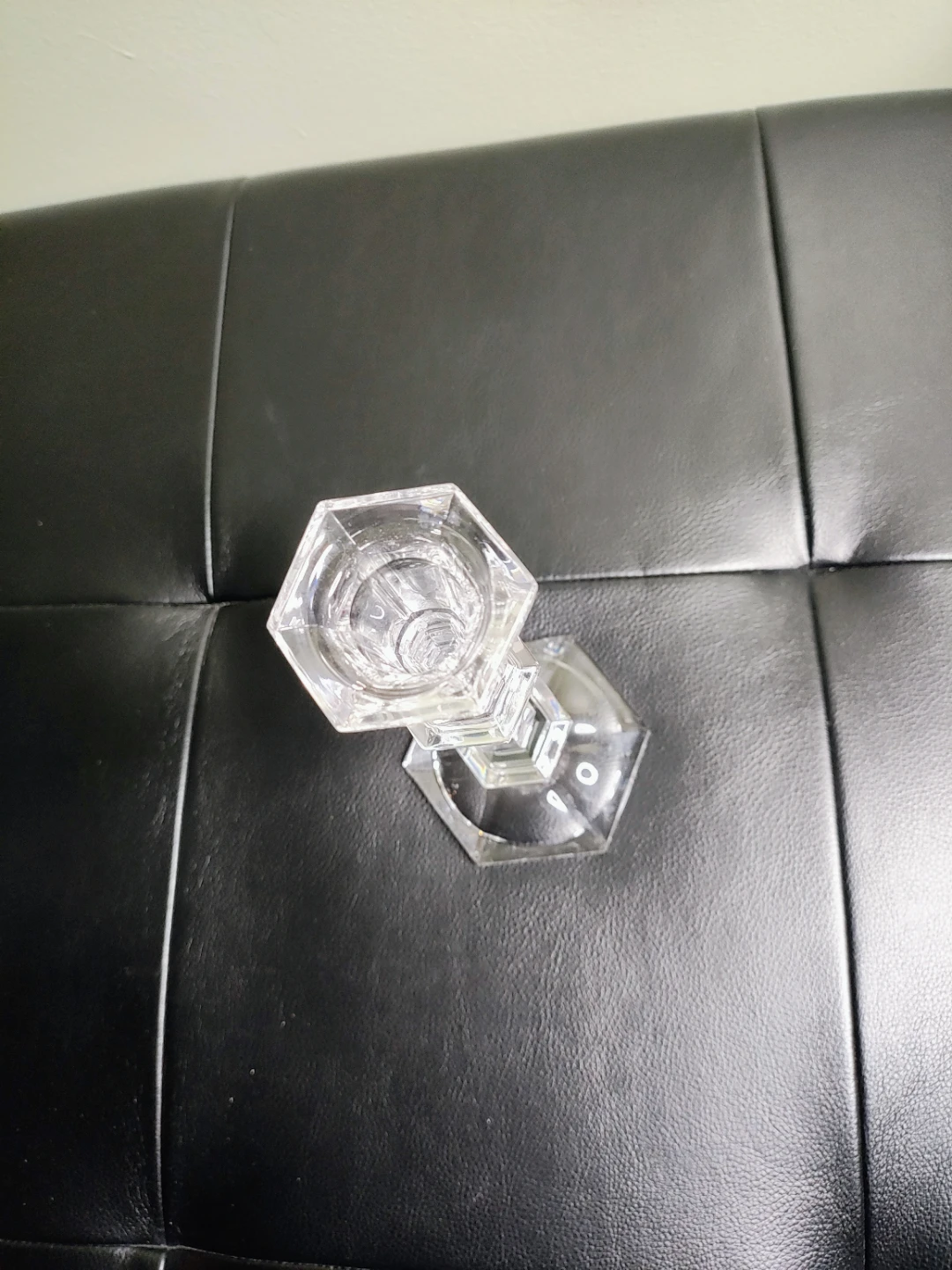 Crystal candleholder made by Beyer, West Germany - photo 4