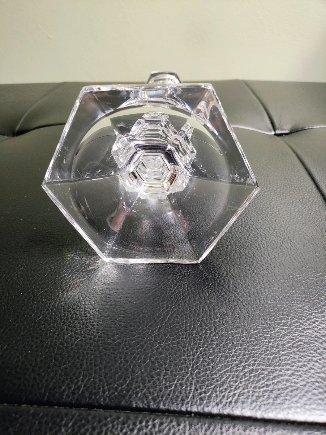Crystal candleholder made by Beyer, West Germany - photo 5