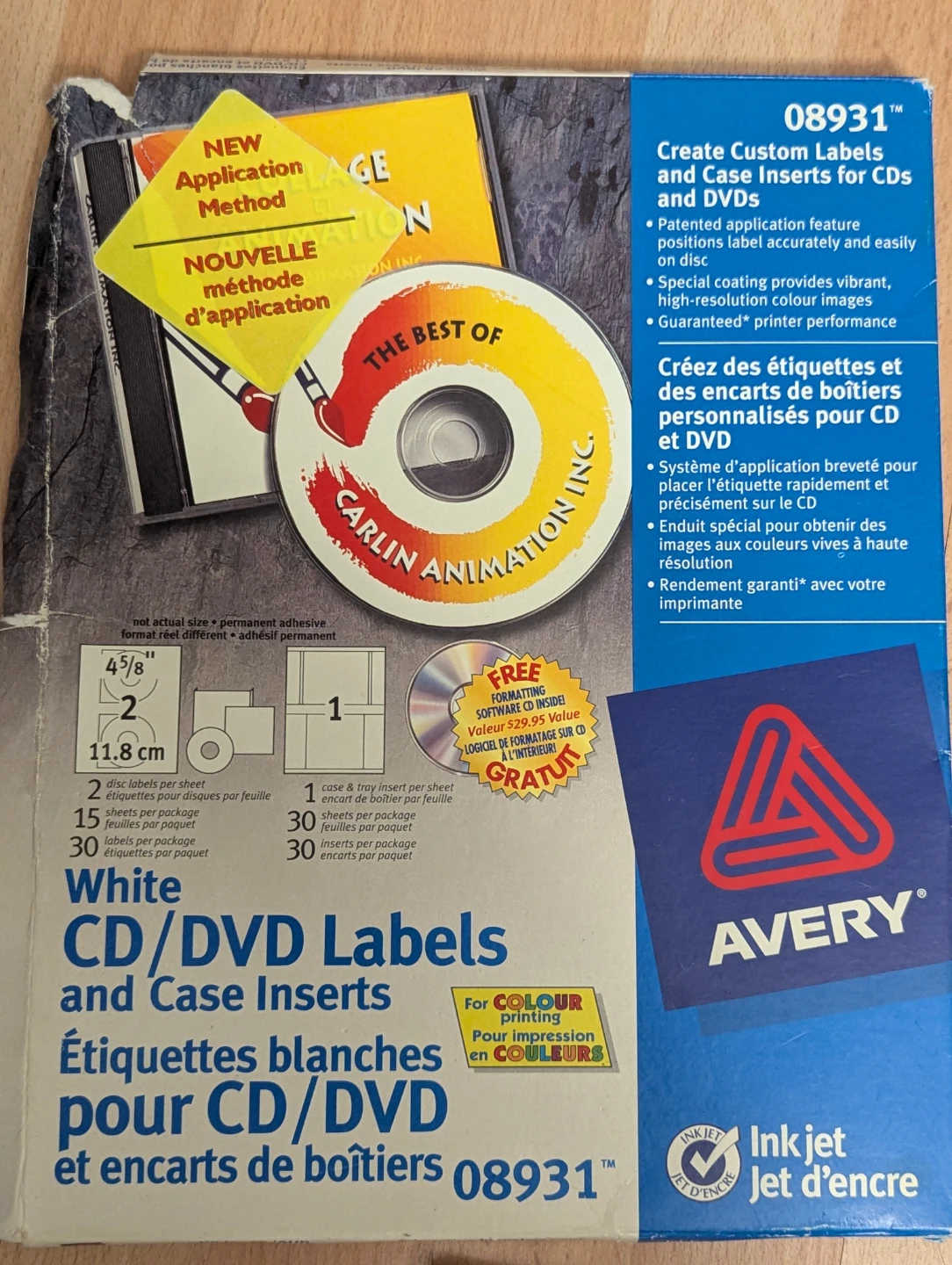READ AD: OPENED CD/DVD labels and case inserts - photo 4