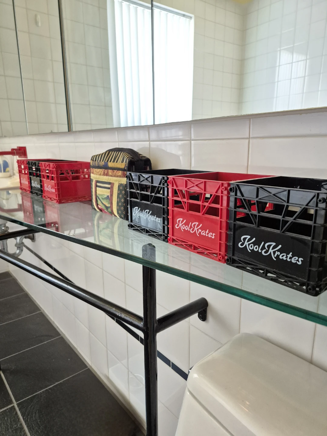 Kool Krate: Vintage Mini Milk Crates: Black [more available] - photo 3