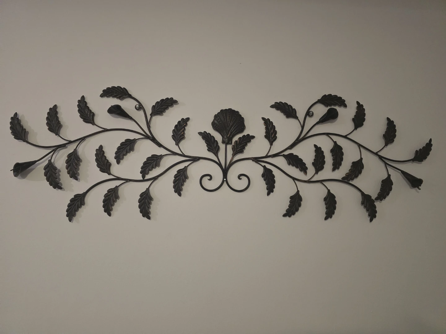 Metal Leaf Wall Art Decoration