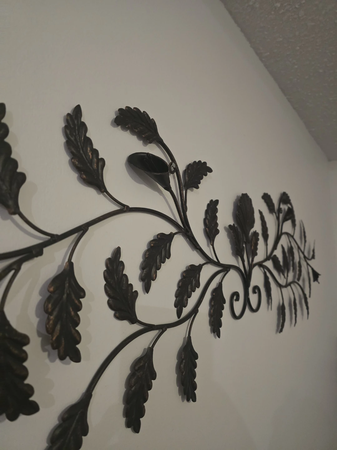 Metal Leaf Wall Art Decoration - photo 3