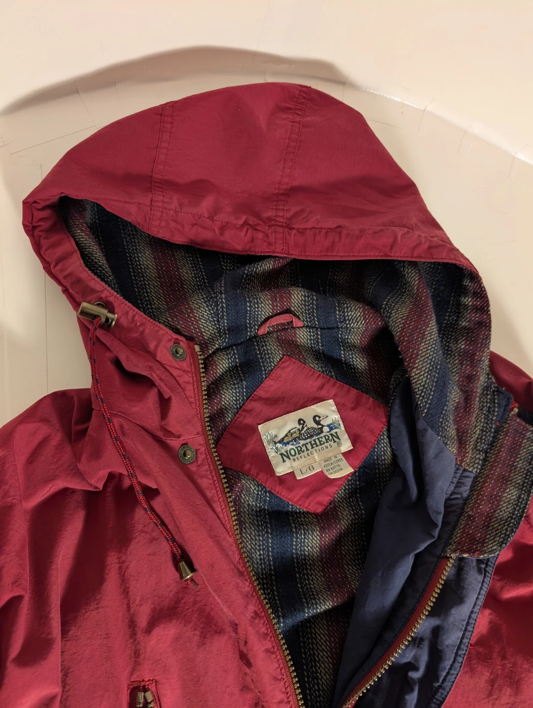Hooded Light Jacket | Northern Reflections - S: L/G
