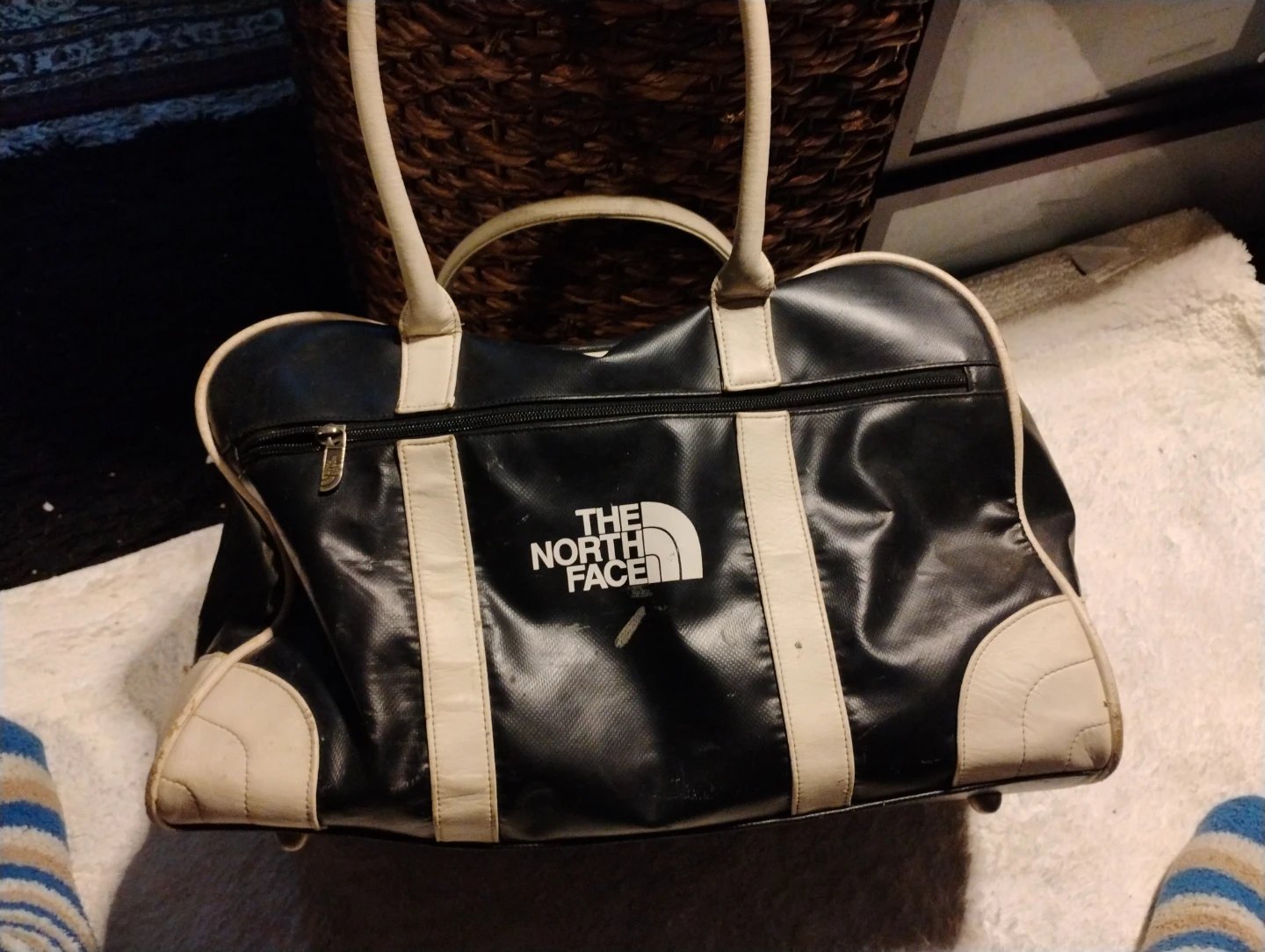 The North Face Duffel Bag - Black & Cream - photo 3