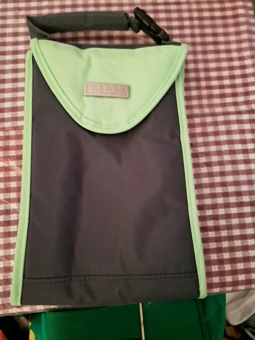 Baby Innovations Lunch/Bottle Bag - Mint Green/Black
