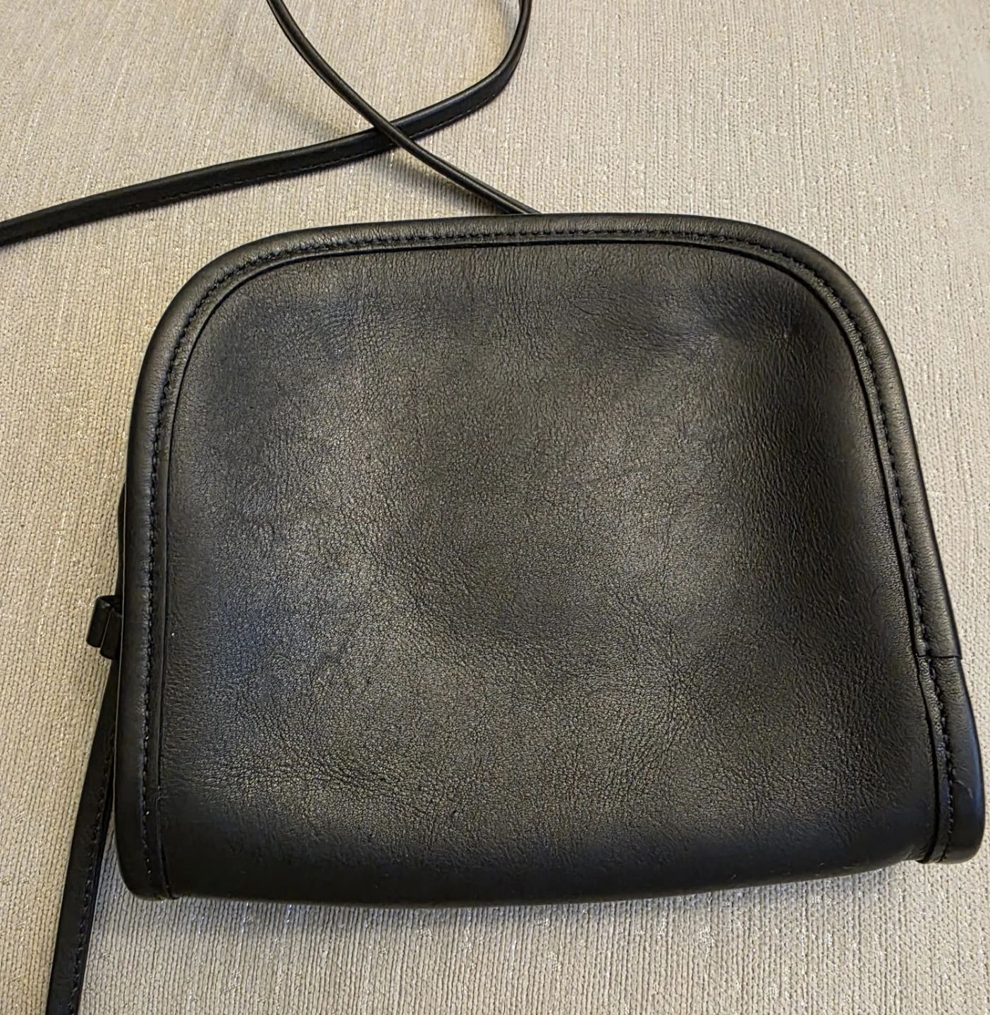Coach Black Leather Crossbody Bag H7C-9017 vintage. - photo 2
