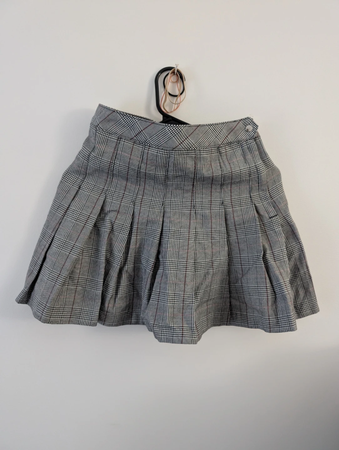H&M Plaid Pleated Miniskirt Skirt Cute Skirt Schoolgirl