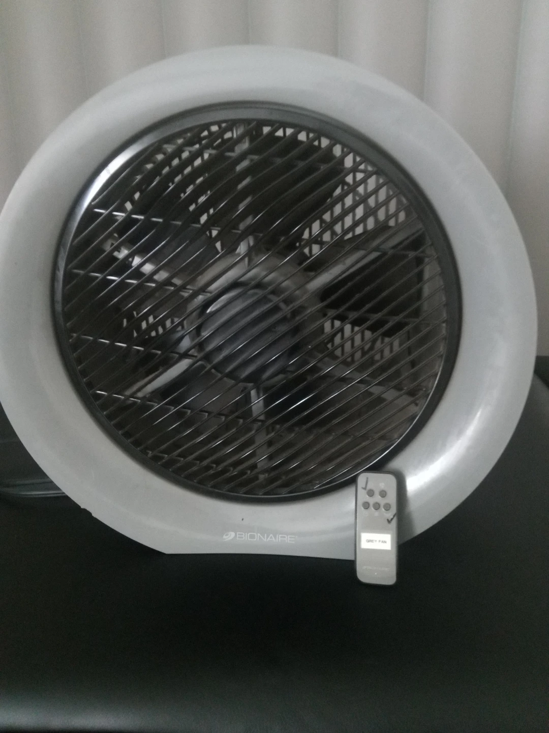 Bionaire Grey Fan with Remote