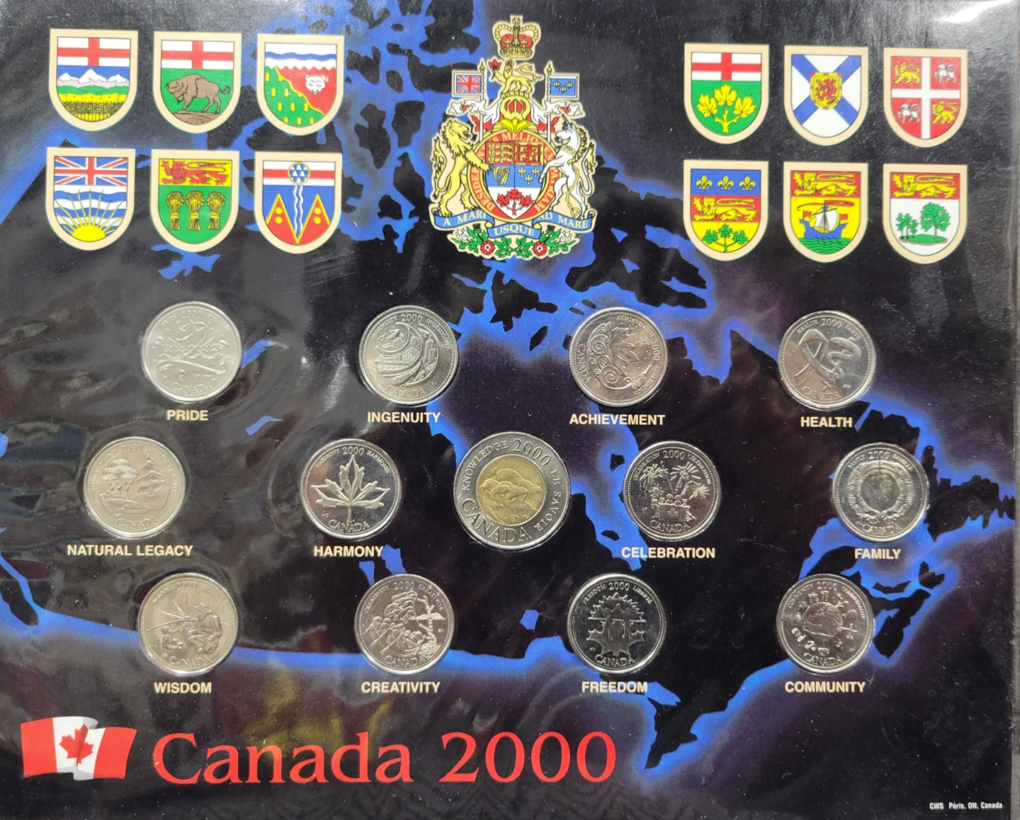 2000 Canada Millennium 13 coin set