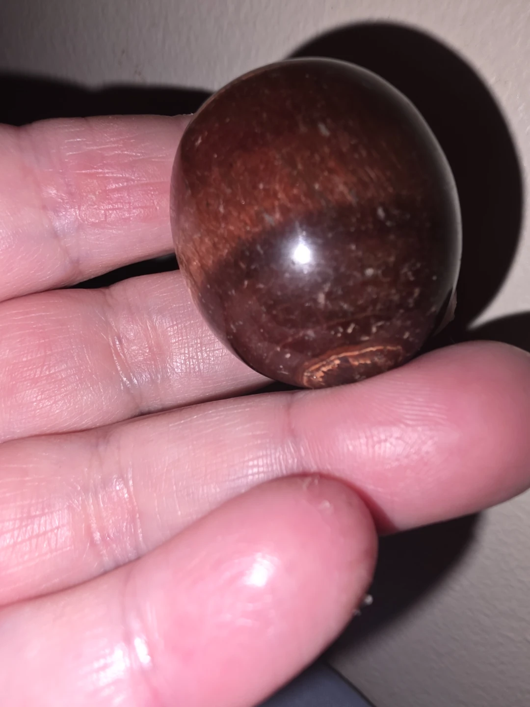 Red Tiger Eye Sphere/palm