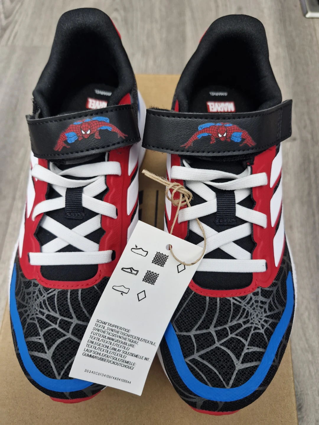 Adidas Runfalcon Spider-Man EL C - Size US 1