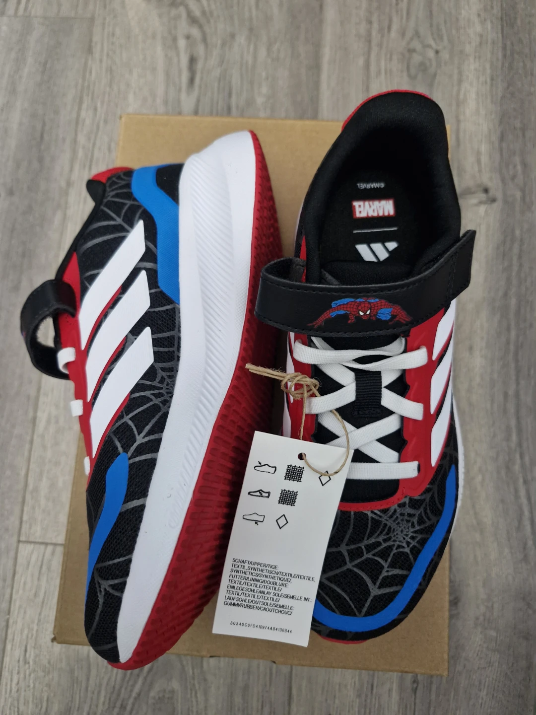 Adidas Runfalcon Spider-Man EL C - Size US 1 - photo 2