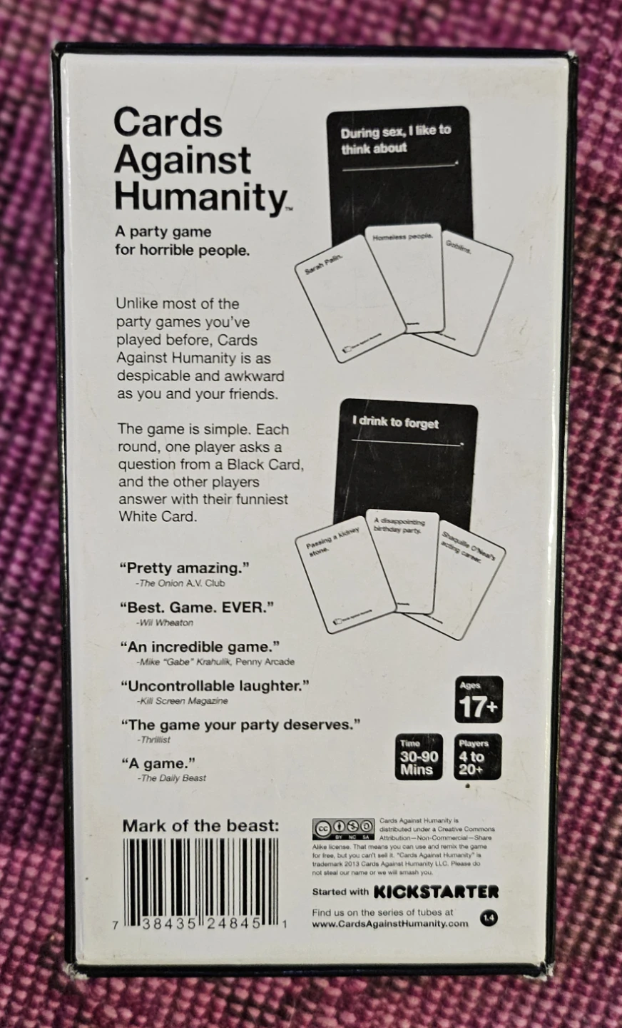 Cards Against Humanity Party Game - photo 2