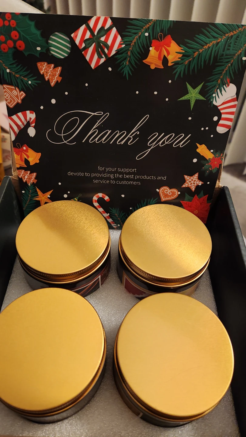 Aualife Scented Candle Set (Christmas) - photo 3