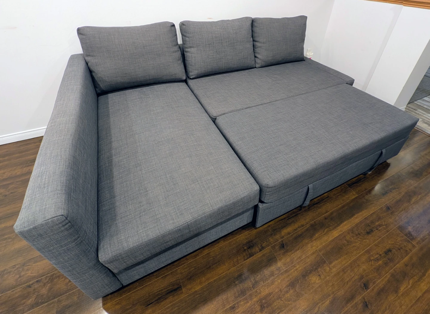 Sectional Sofa Bed - Grey - photo 3