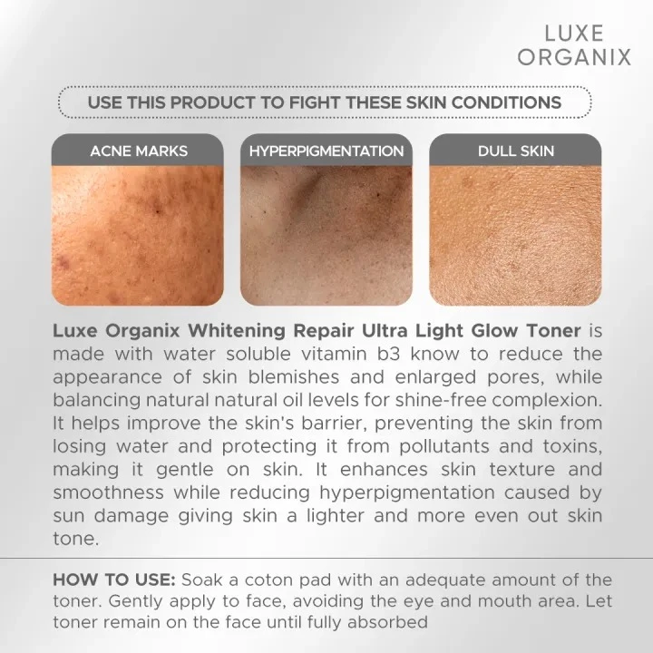 Luxe Organix Whitening Repair Essence Toner - photo 5