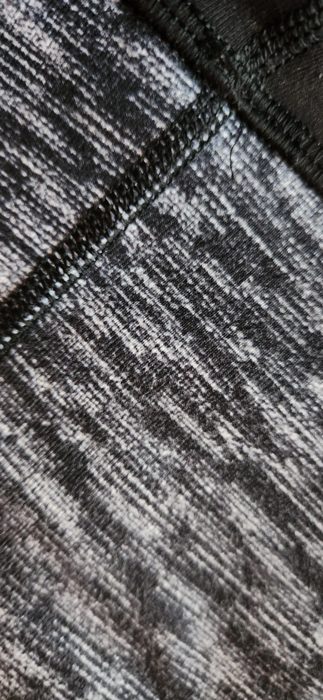 Lululemon Black and Grey Heathered Bootcut Yoga Pants - photo 2