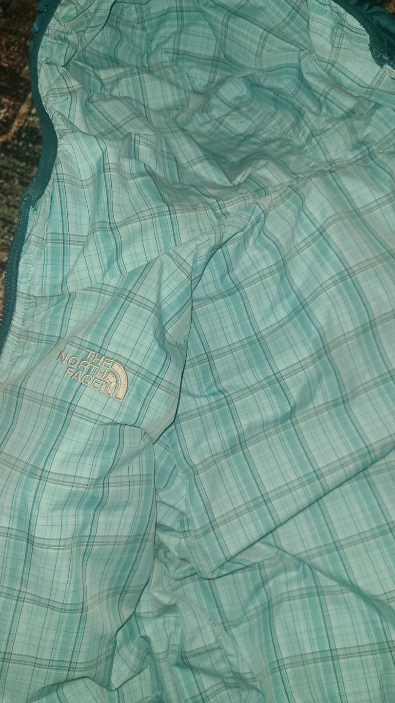 North Face 550 Teal Puffer Jacket /Reversible - photo 5