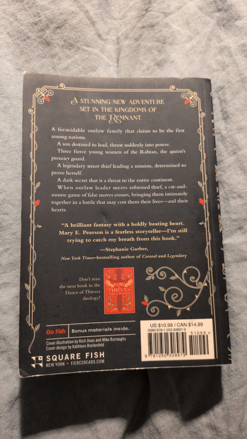 Dance of Thieves and Vow of Thieves Books by Mary E. Pearson - photo 3