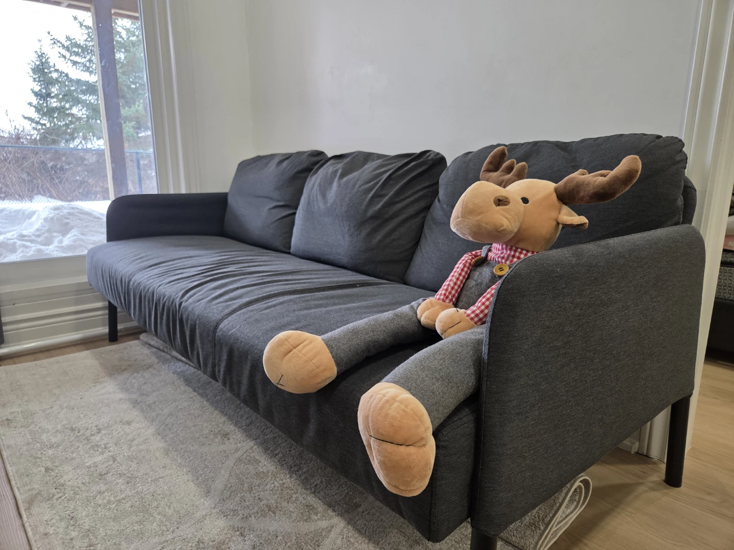 IKEA Friheten Sleeper Sofa - Grey