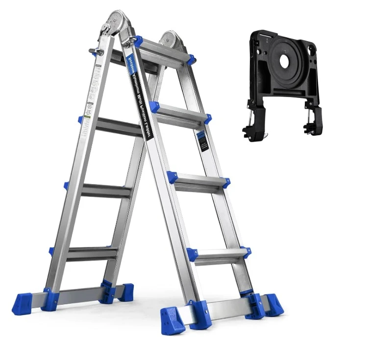 HBTTower A-Frame 3/4/5-Step Extension Ladder - photo 2