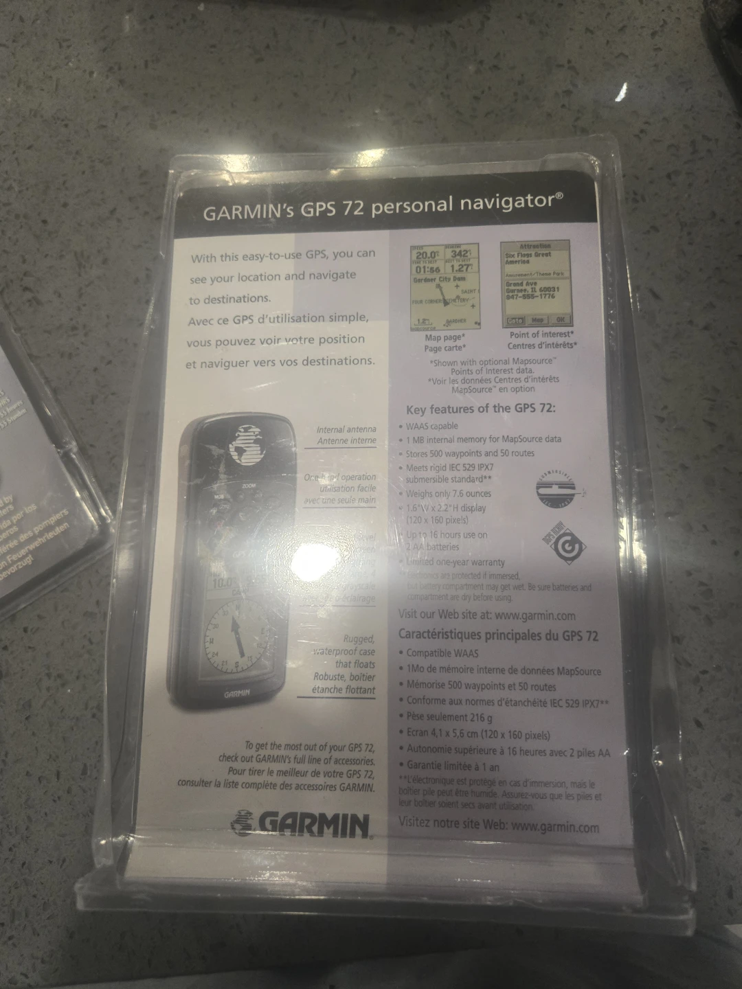 GARMIN GPS 72 Personal Navigator
