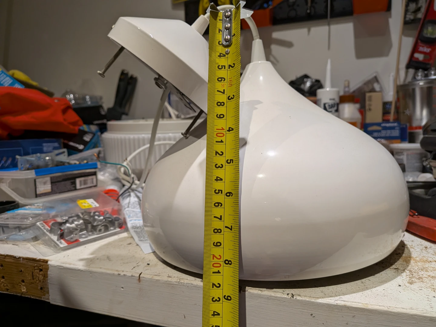 White Pendant Lamp - 16 inch diameter - photo 4