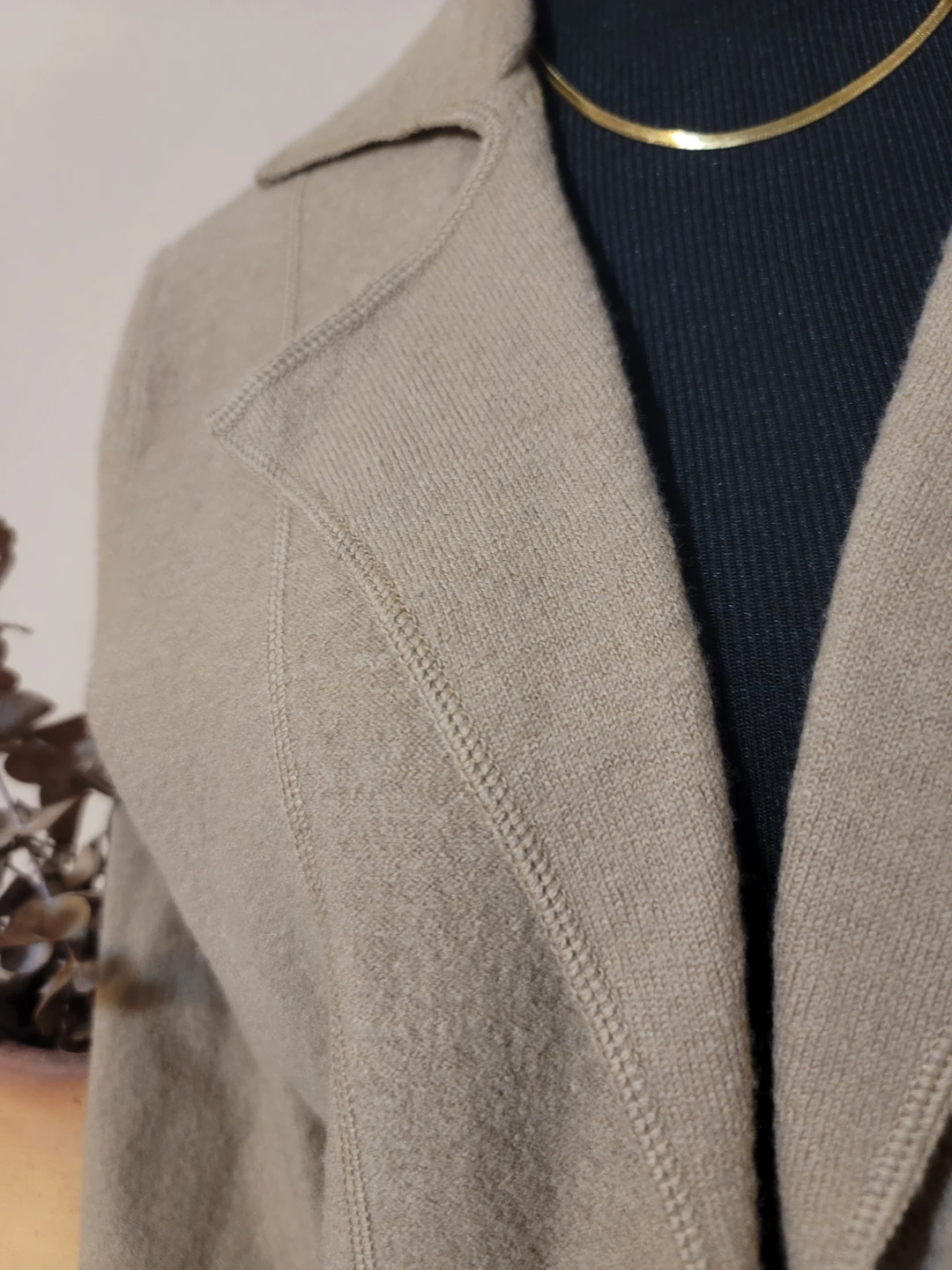 Investments Women's Blazer 100% Wool Sz M Eco jacket Minimal - photo 5