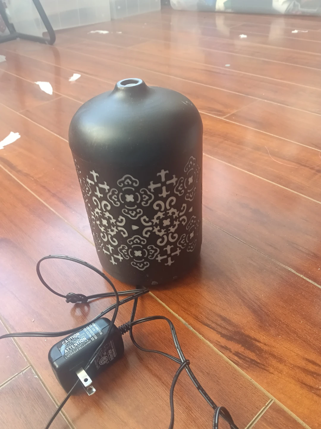 Black Aroma Diffuser with Adapter