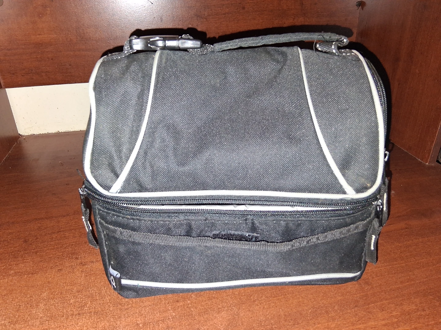 Black Insulated Lunch Bag