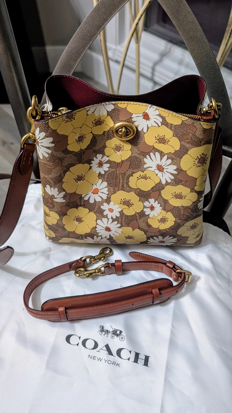 Coach Willow Bucket Bag with a vintage-inspired floral - photo 2
