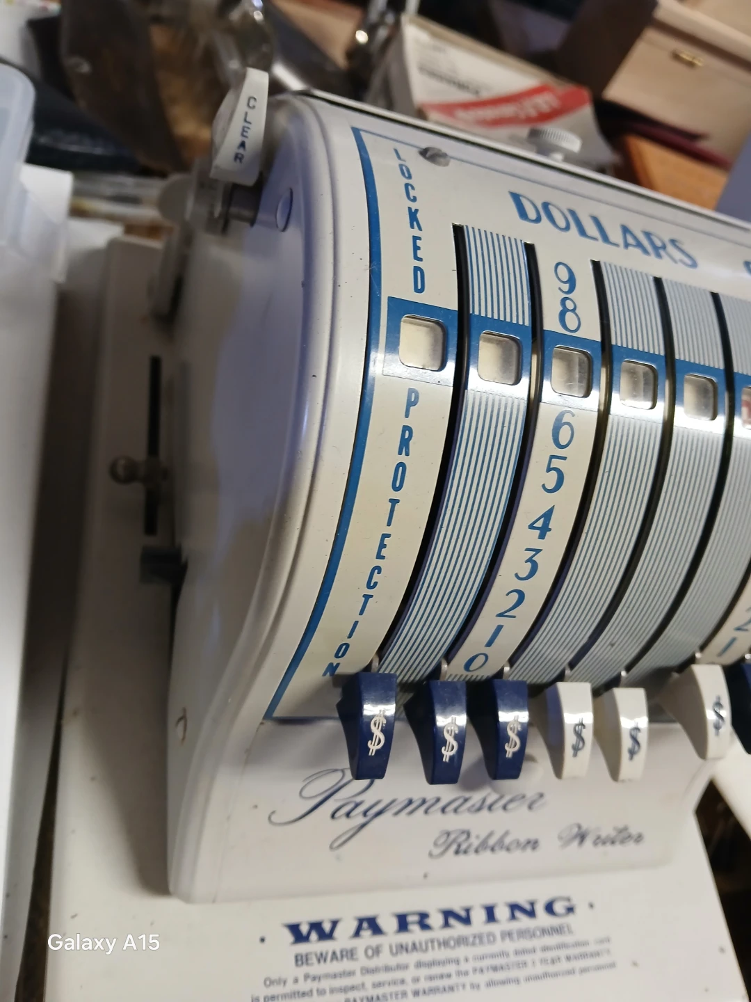 Paymaster Ribbon Writer Type 8000 - photo 2