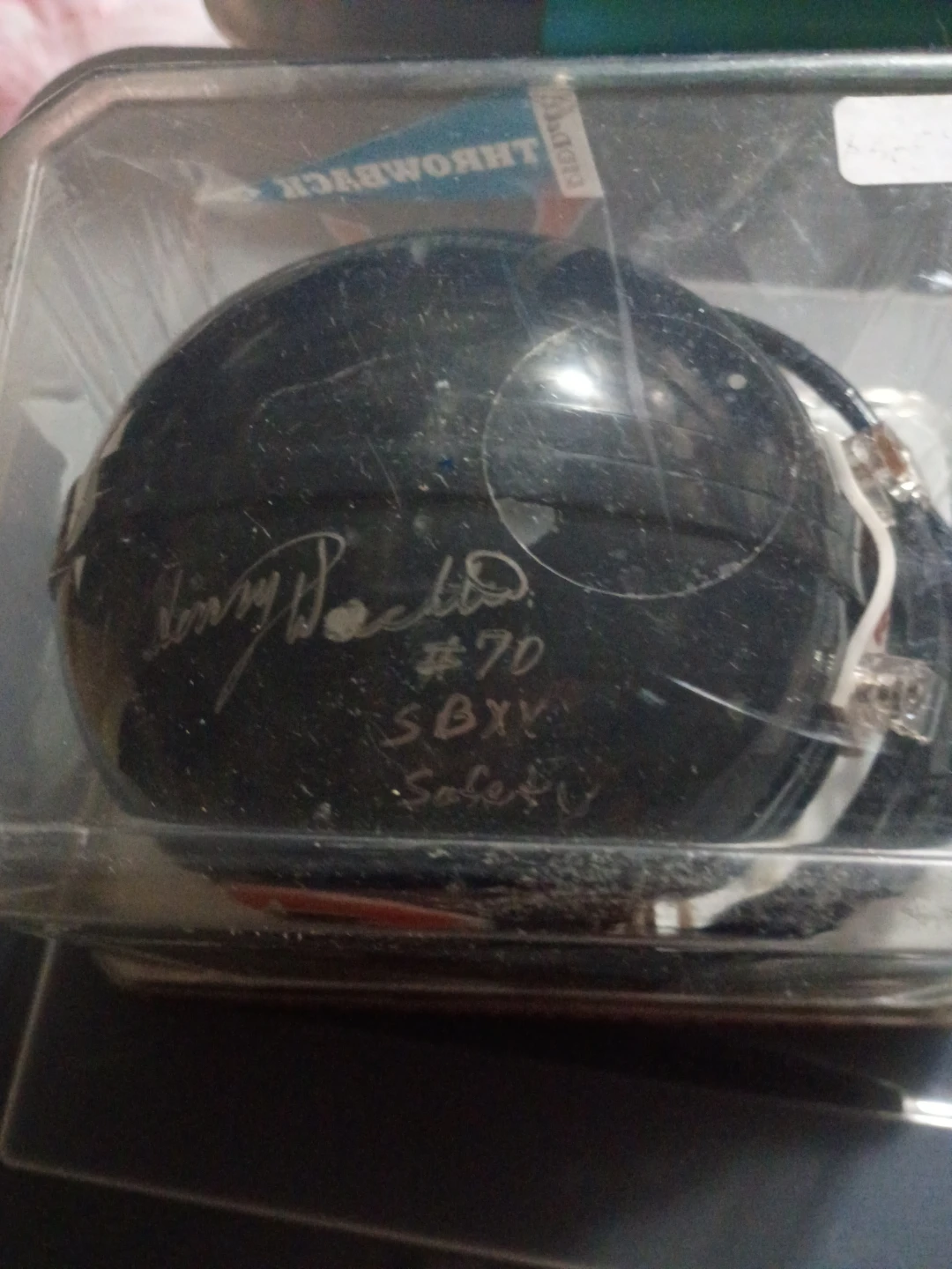 Riddell Mini Helmet - Henry Waechter Autographed - photo 2