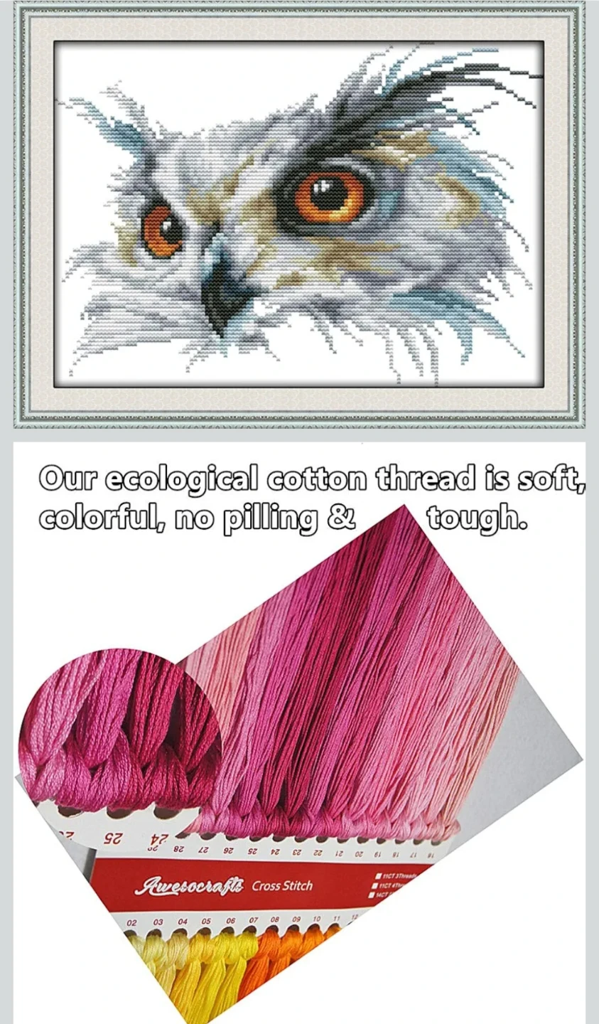 Maydear Owl Cross Stitch Kit D468 - photo 3