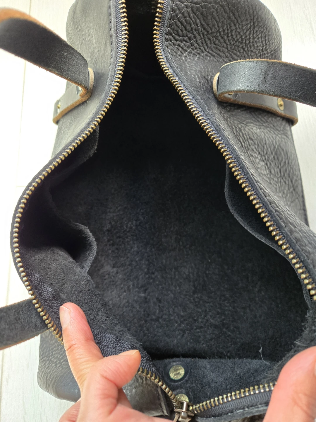 Go Forth Goods - Jane Leather Crossbody - Black - photo 4