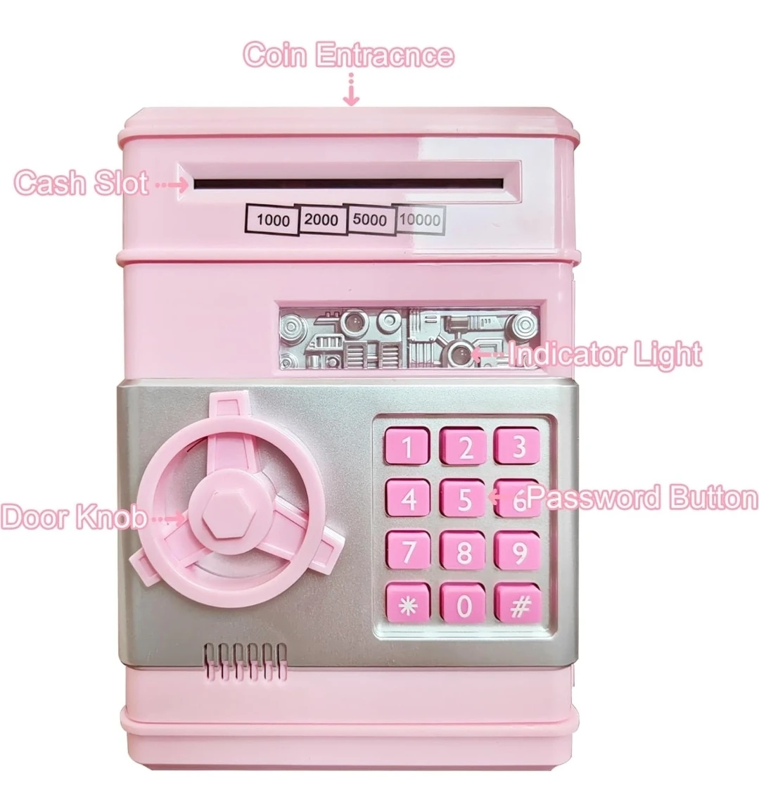 Pink ATM Electronic Piggy Bank - photo 3